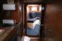Moody 346 Fin Keel Aft cabin entrance next to galley