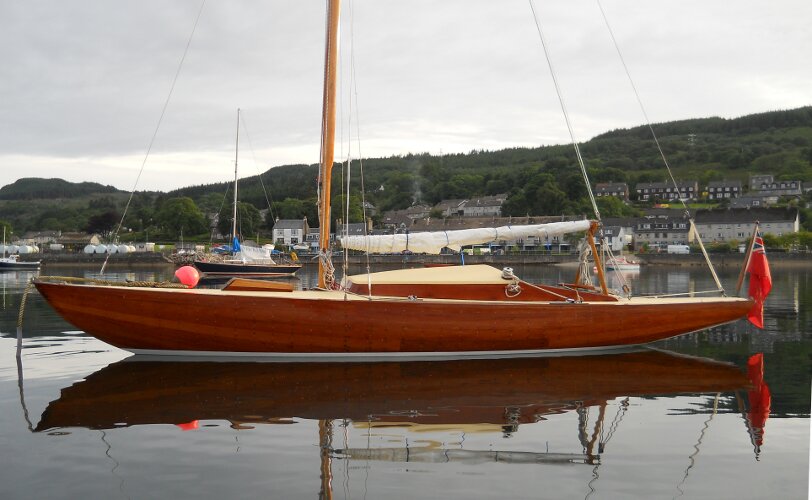 Wooden Classic 23ft Day Sailer - NOT FOR SALE, details for information 