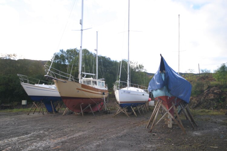 Boat Yard Winter Storagefor sale On the Hard in the Boatyard - 