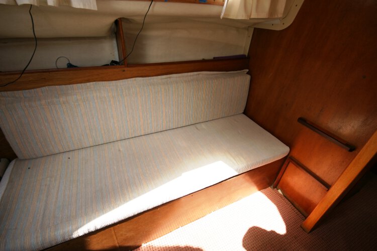Colvic 26for sale The settee berth - Situated on the port side of the saloon