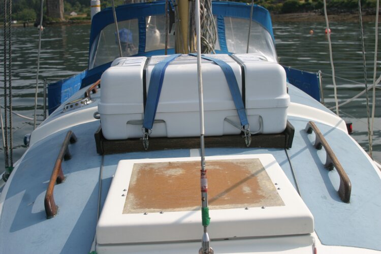 Westerly Renownfor sale View aft from foredeck - 