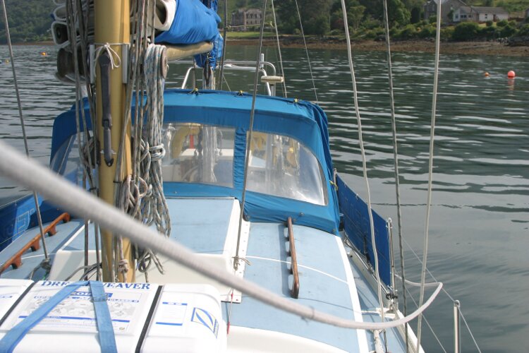 Westerly Renownfor sale Looking aft, port side - 