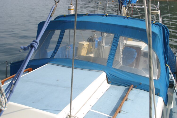 Westerly Renownfor sale coachroof and Spray Hood, port side - 