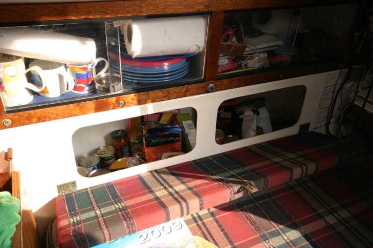 Westerly Renownfor sale Storage behind cushions - 