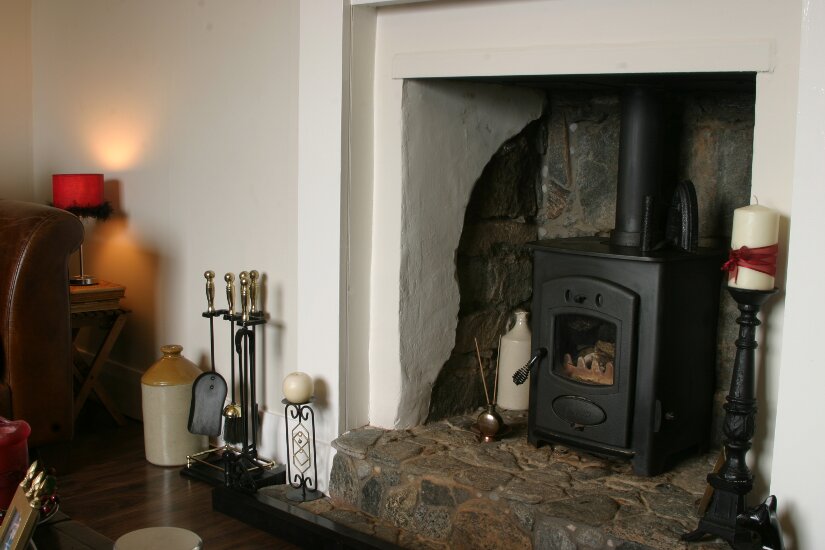 Western Isles Property -  House on the Isle of Lewisfor sale Aarrow Multifuel Stove - 