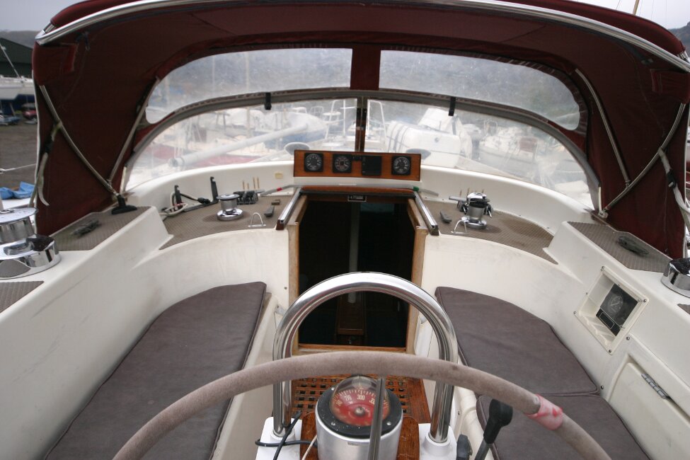 Westerly Corsair Mk 1for sale Looking forward from helm - 