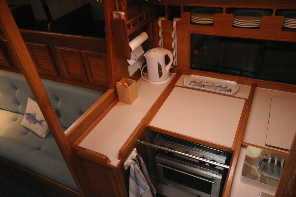 Westerly Corsair Mk 1for sale  - Starboard side view from companionway