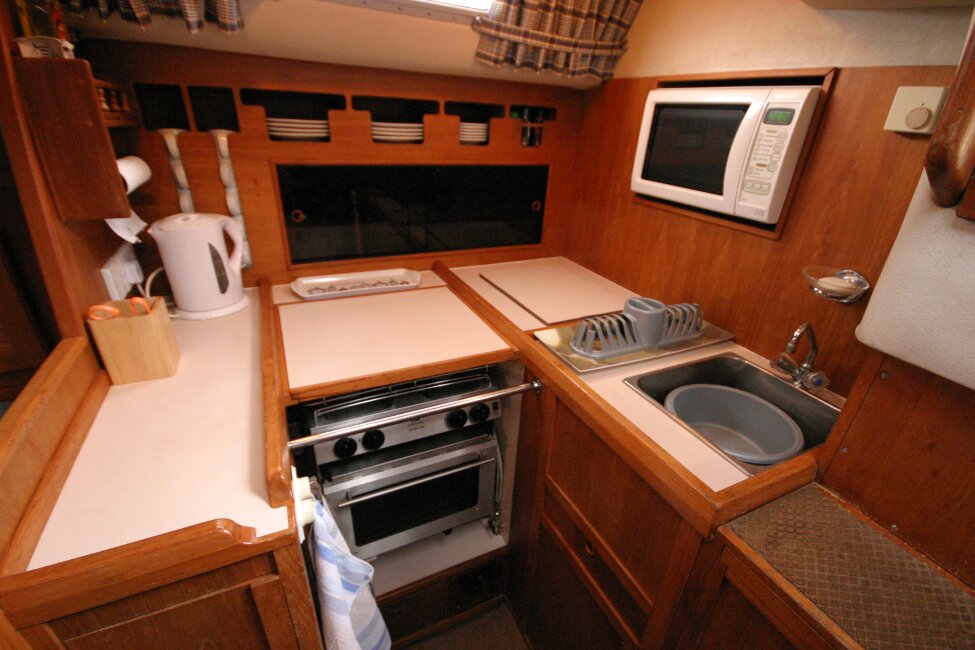 Westerly Corsair Mk 1for sale Galley - on starboard side