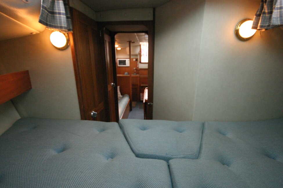Westerly Corsair Mk 1for sale Forward Cabin - View aft from V berth