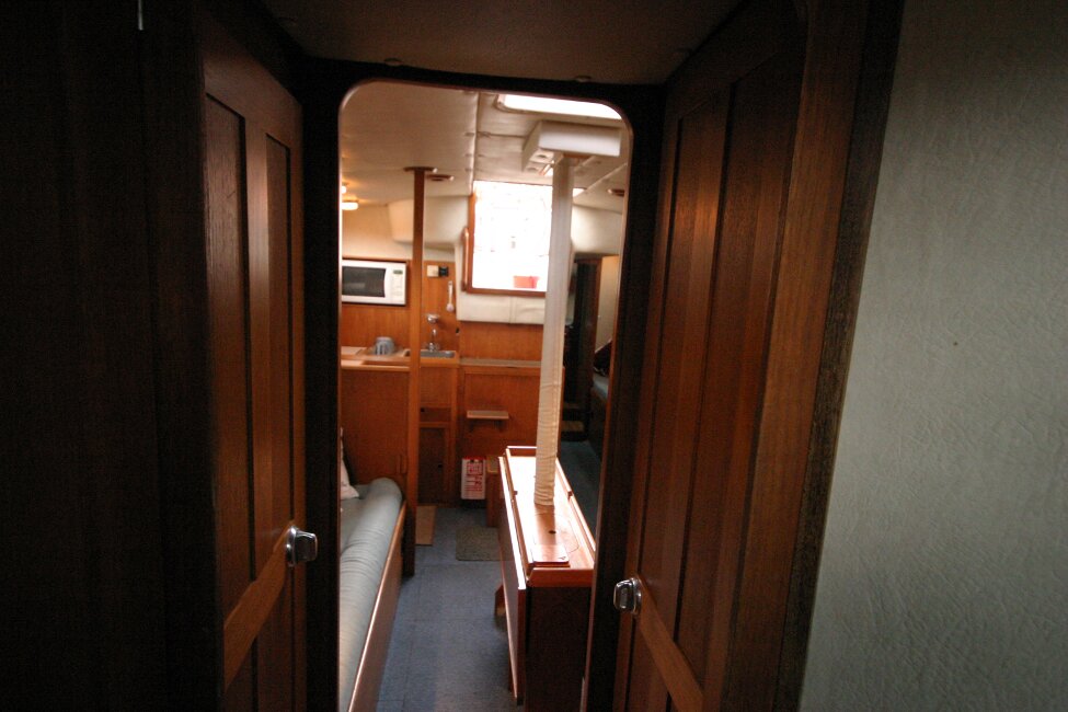 Westerly Corsair Mk 1for sale Looking aft from forward cabin - 