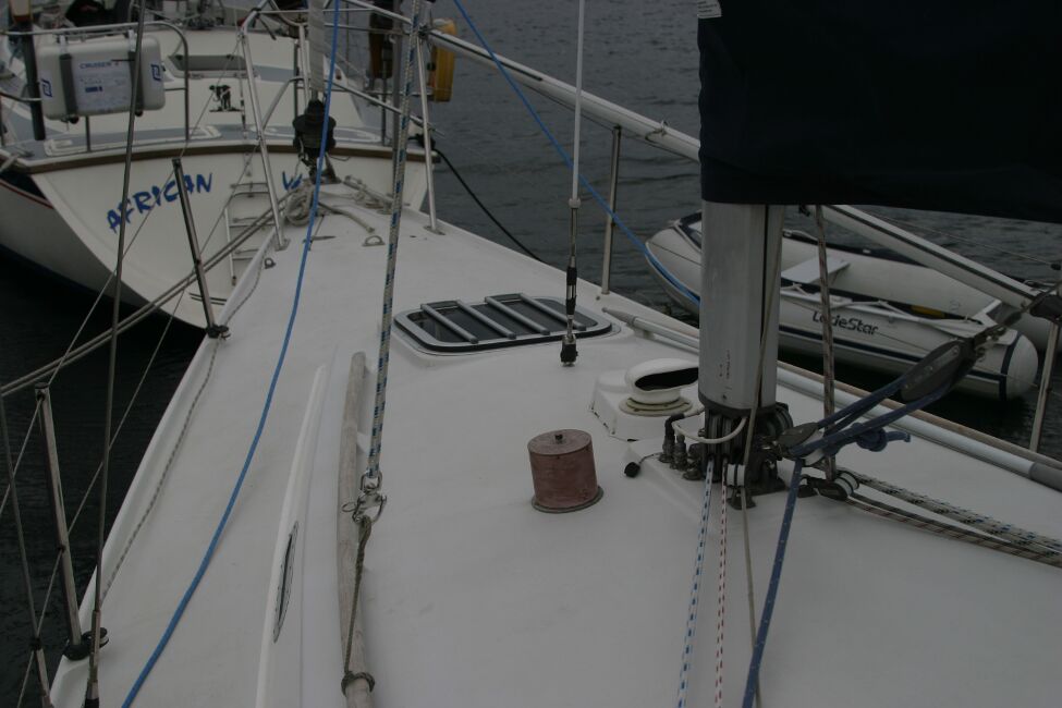Sadler 29for sale View over coachroof to foredeck - 