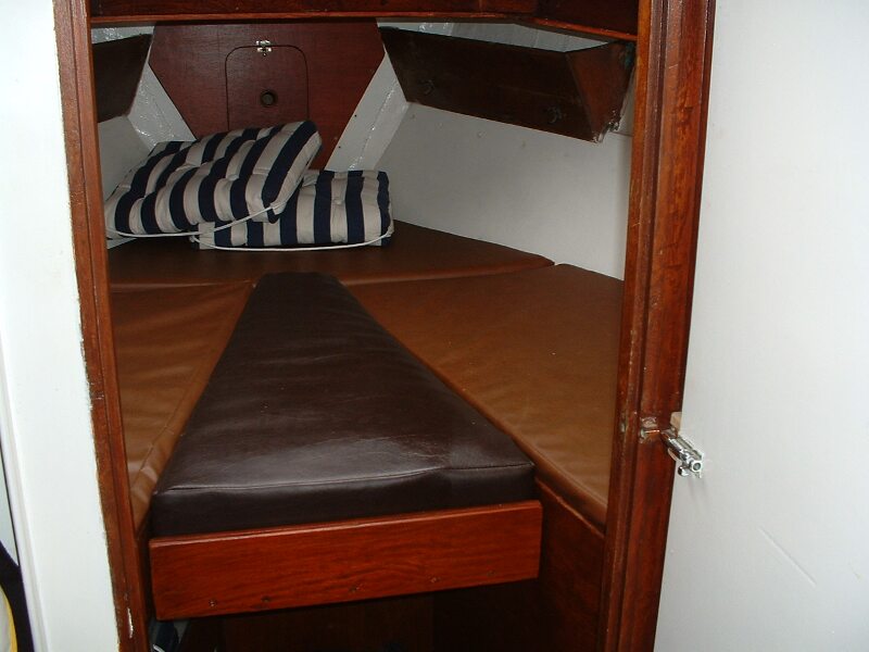 Twister 28for sale New V berth infill - Owner's photo