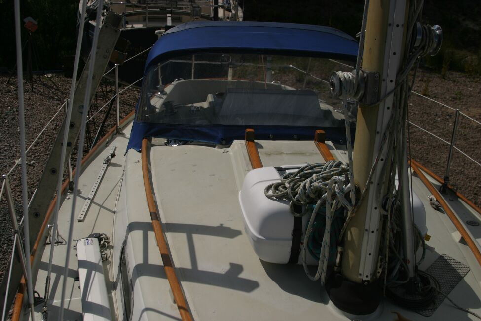 Contessa 32for sale Looking aft, starboard side - 