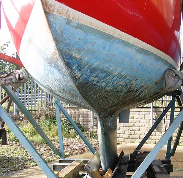 Van de Stadt Pioneer 9for sale The hull  seen from forward - 