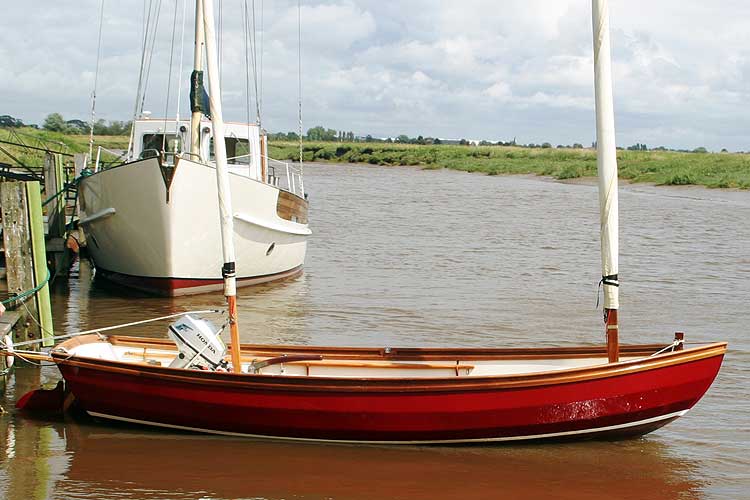 Swampscot Dory not Drascombefor sale The boat on her berth - 