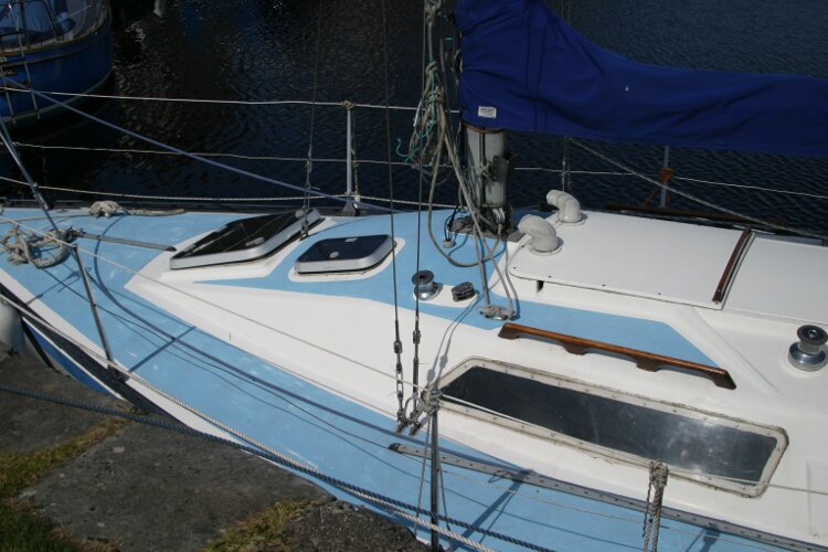 Colvic UFO 27for sale Coachroof and Foredeck, another view - 