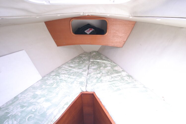 Colvic UFO 27for sale Forward cabin V berth. - Very light and comfortable.