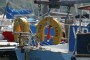 Nicholson 32 Mk X Life buoys on guard rail