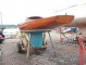 Wooden Classic 23ft Day Sailer Stern View on Trailer