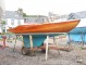 Wooden Classic 23ft Day Sailer Starboard View on Trailer