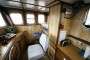 Wooden Classic Trawler Yacht Conversion The wheelhouse