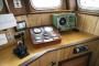 Wooden Classic Trawler Yacht Conversion The engine control panel