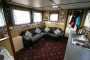 Wooden Classic Trawler Yacht Conversion Saloon view