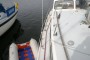 Finnsailer 35ft Motor Sailer The starboard side deck