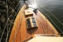 Wooden Classic Sandbanks The foredeck