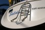 Moody 346 Fin Keel Stern, out of the water