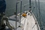 Raider 35 Looging to the foredeck