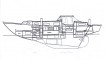 Nicholson 38 Ketch Plan View of starboard accommodation