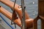 Ta Chiao CT 54 Luxury Ketch example of exterior varnish work