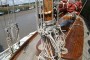 Classic Victorian gentlemans yacht Mast detail