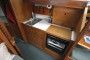 Cobra 850 Galley with cooker and double sinks