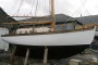 Classic Gaff cutter Starboard side view