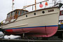 Groves and Gutteridge 47 foot Classic Motor Yacht Below the waterline