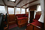 Groves and Gutteridge 47 foot Classic Motor Yacht Wheelhouse interior