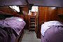 Groves and Gutteridge 47 foot Classic Motor Yacht Aft cabin view forward