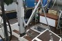 Nauticat 40 Cockpit with mizzen mast base