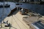 Wooden Classic 46' Gentleman's Motor Yacht Foredeck from port side