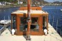 Wooden Classic 46' Gentleman's Motor Yacht Looking aft from stem head