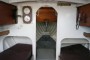 Wooden Classic Traditional Folkboat Entrance to forward cabin